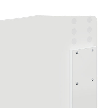 Kopfteil Weiß 200 cm Holzwerkstoff