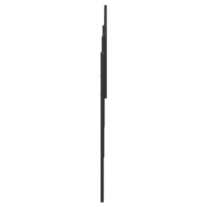Kopfteil Schwarz Eichen-Optik 200 cm Holzwerkstoff