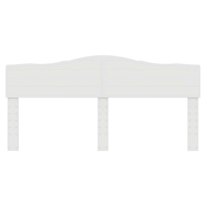 Kopfteil Glänzend Weiß 200 cm Holzwerkstoff