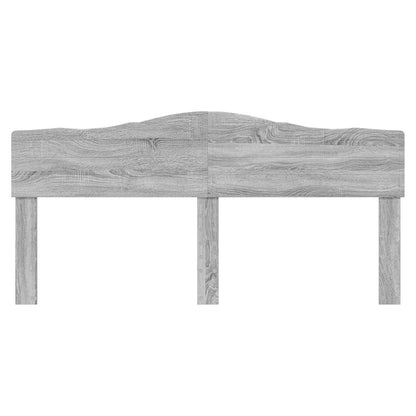 vidaXL Kopfteil Graues Sonoma 200 cm Holzwerkstoff
