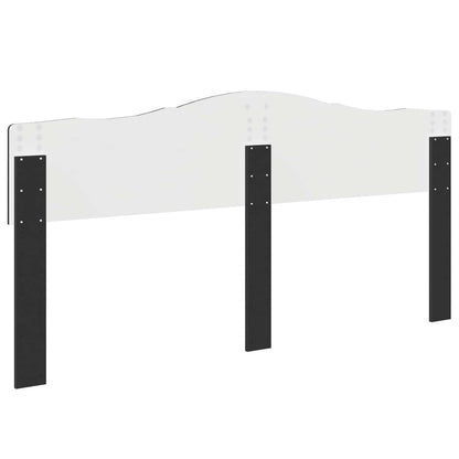 vidaXL Tête de lit noir aspect chêne 180 cm bois d'ingénierie