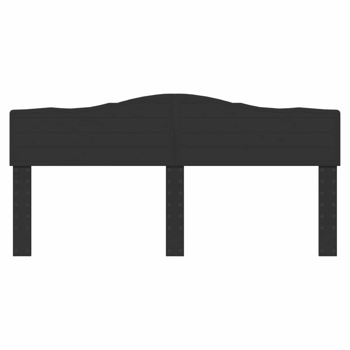 vidaXL Tête de lit noir aspect chêne 180 cm bois d'ingénierie