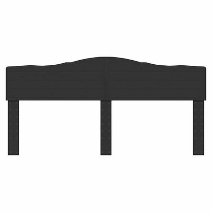 vidaXL Tête de lit noir aspect chêne 180 cm bois d'ingénierie