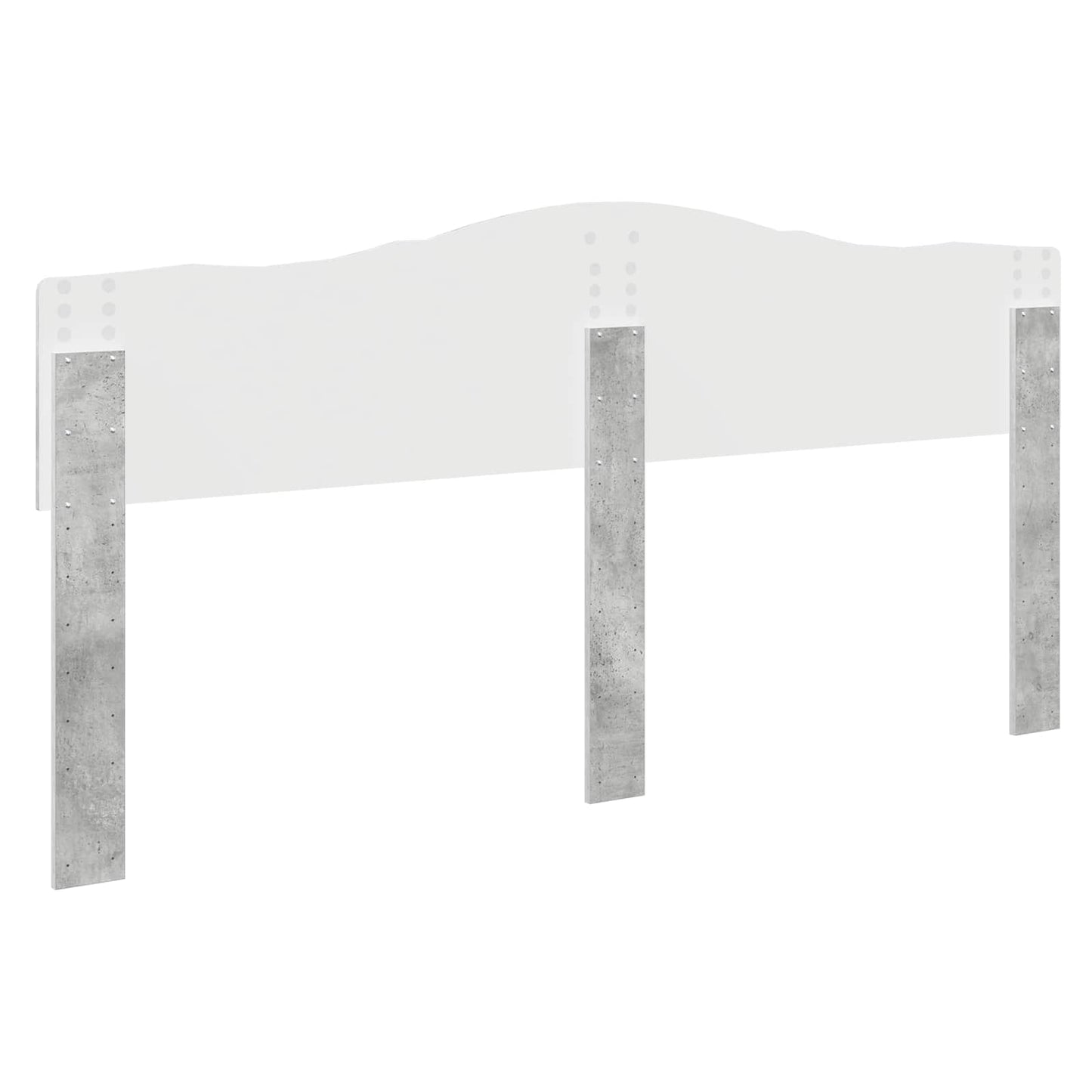 vidaXL Kopfteil Beton Grau 180 cm Holzwerkstoff
