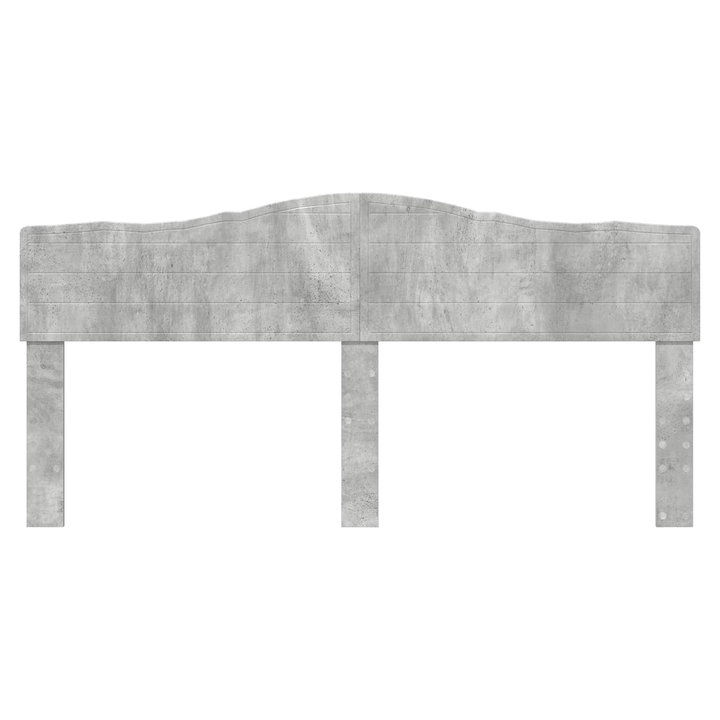 vidaXL Kopfteil Beton Grau 180 cm Holzwerkstoff