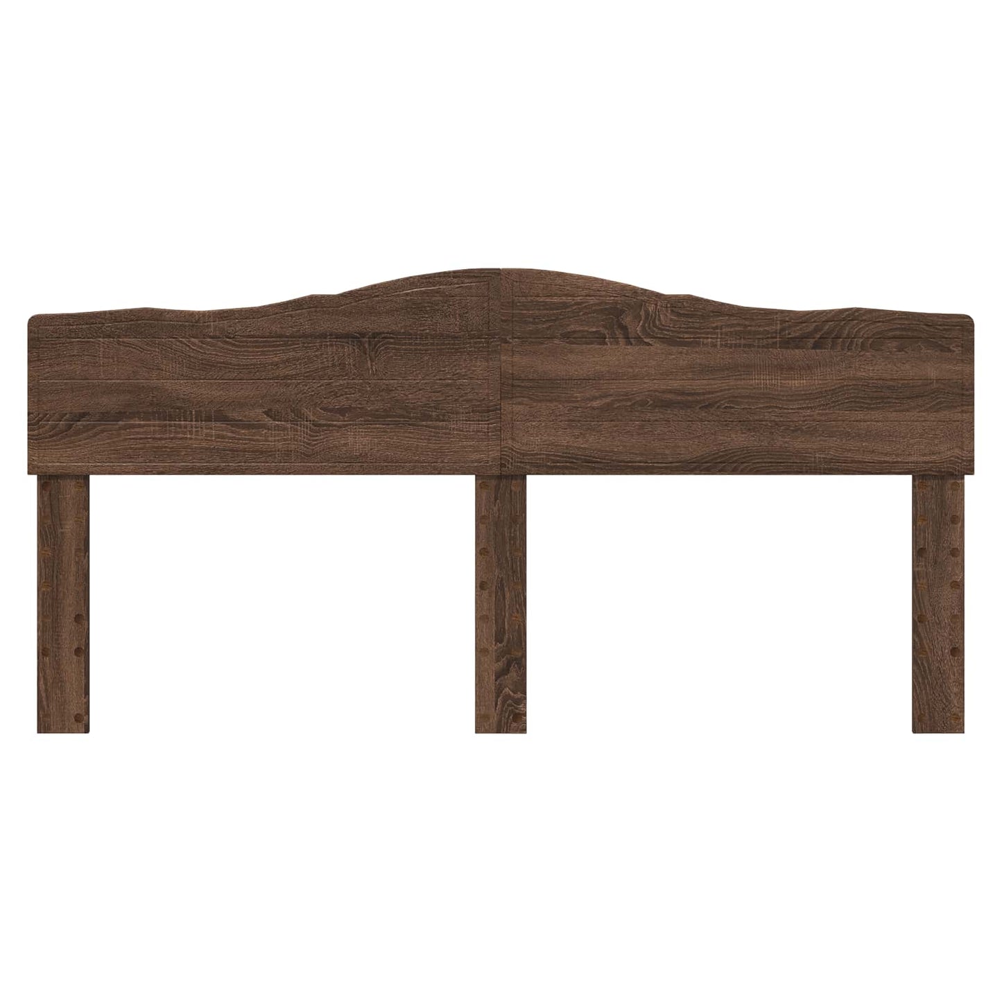 Kopfteil Braun Eichen-Optik 180 cm Holzwerkstoff