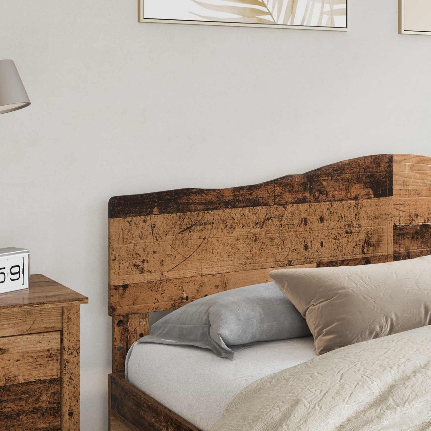 vidaXL Kopfteil Altholz 180 cm Holzwerkstoff