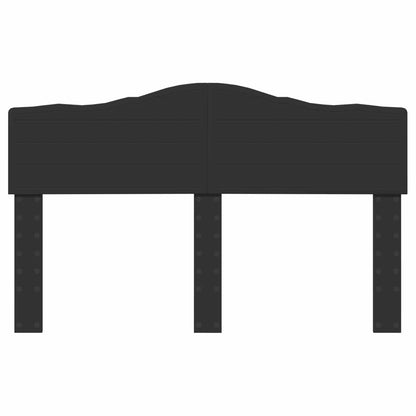 Kopfteil Schwarz Eichen-Optik 160 cm Holzwerkstoff