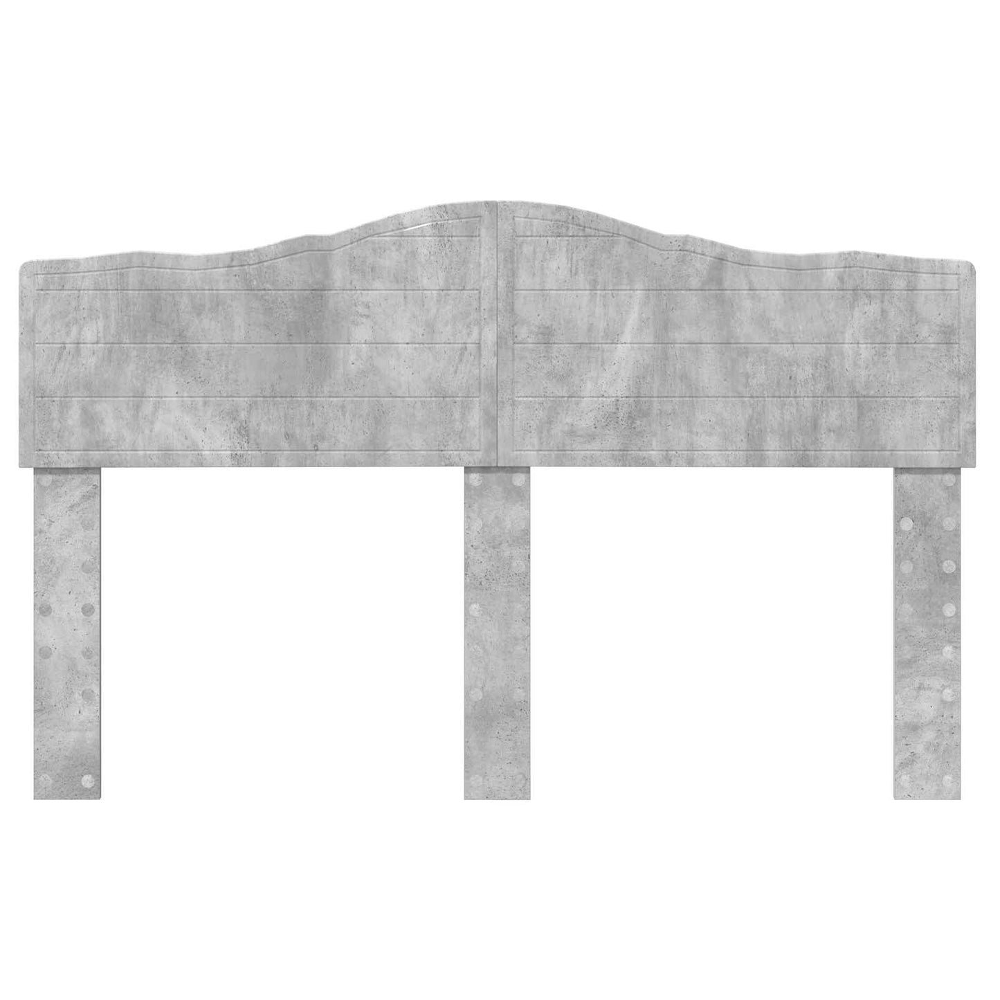 vidaXL Kopfteil Beton Grau 160 cm Holzwerkstoff