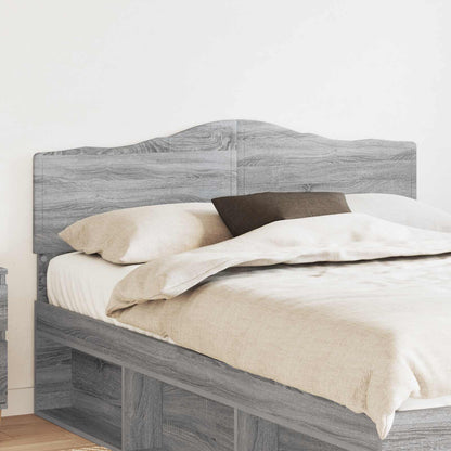 vidaXL Kopfteil Graues Sonoma 160 cm Holzwerkstoff