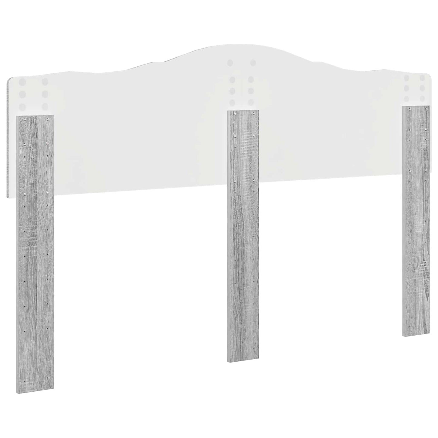 vidaXL Kopfteil Graues Sonoma 160 cm Holzwerkstoff