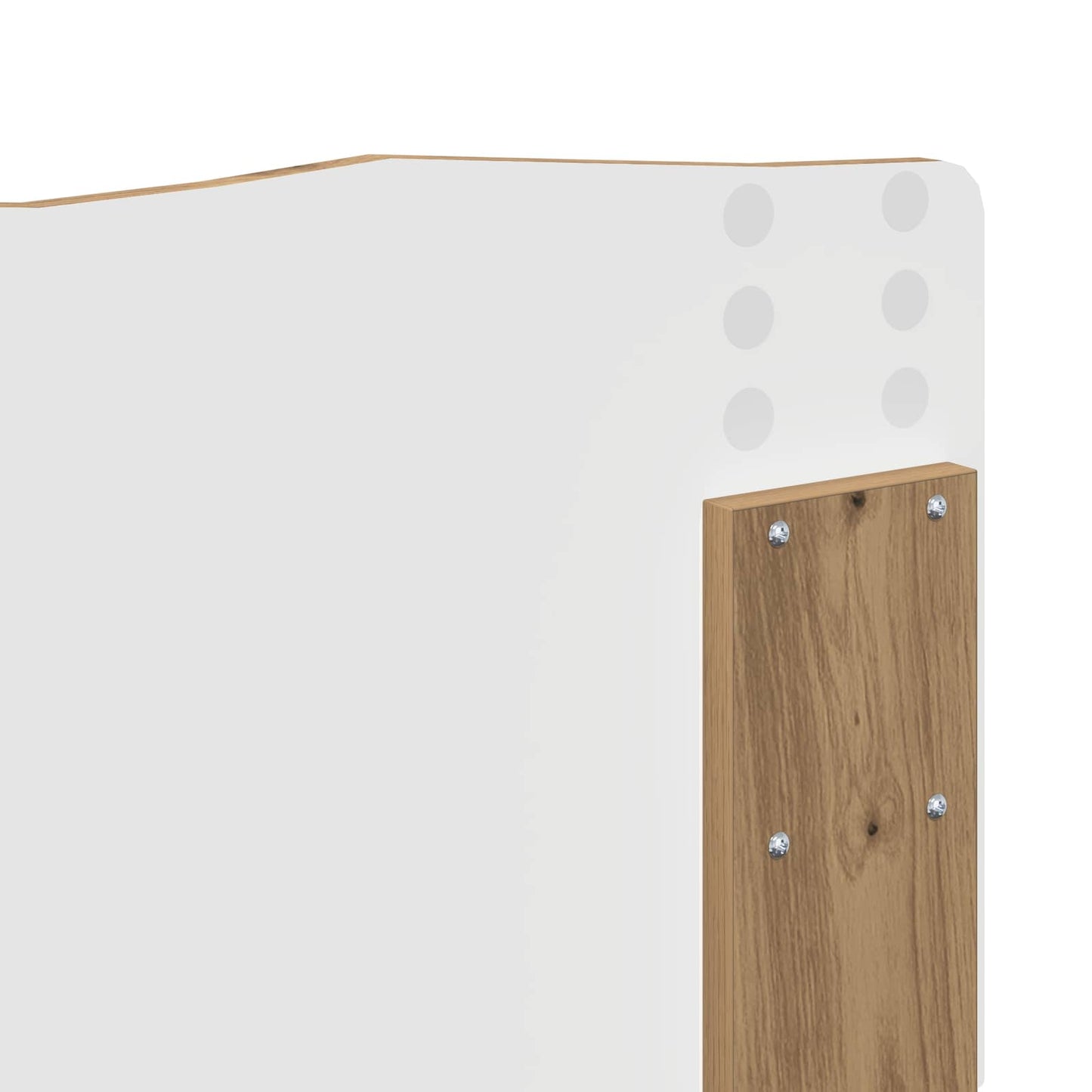 vidaXL Kopfteil Artisan-Eiche 160 cm Holzwerkstoff