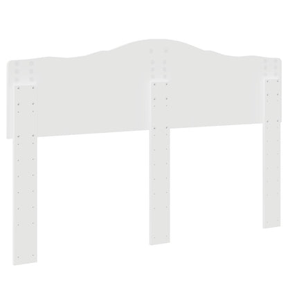 vidaXL Kopfteil Glänzend Weiß 150 cm Holzwerkstoff