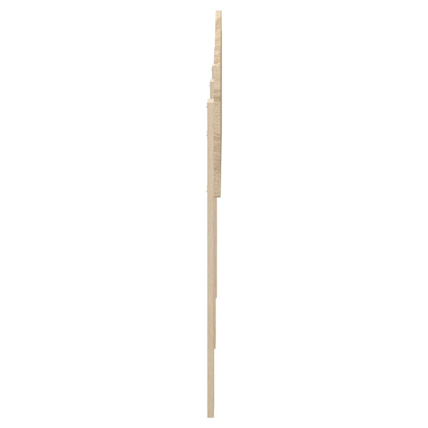 vidaXL Kopfteil Sonoma-Eiche 140 cm Holzwerkstoff