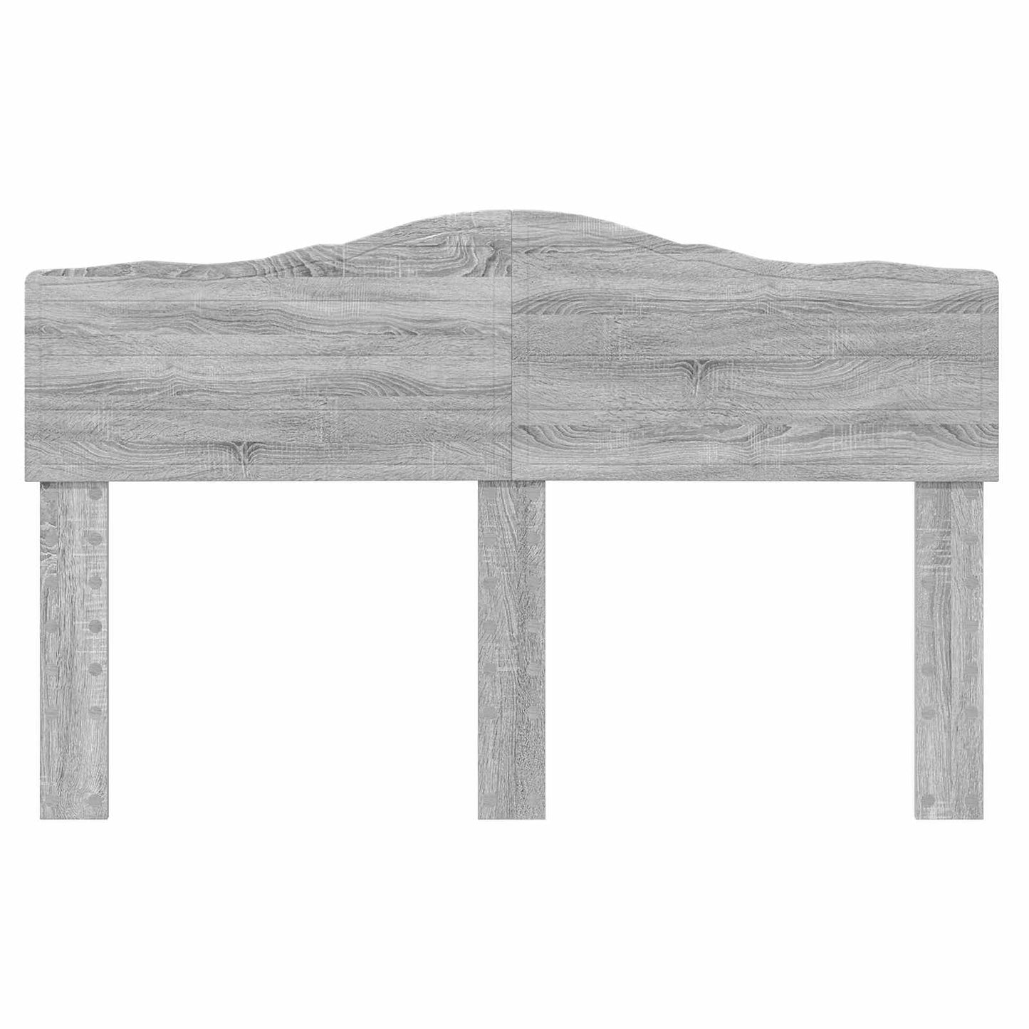 vidaXL Kopfteil Graues Sonoma 140 cm Holzwerkstoff