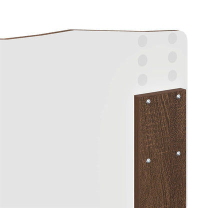 vidaXL Kopfteil Braun Eichen-Optik 140 cm Holzwerkstoff