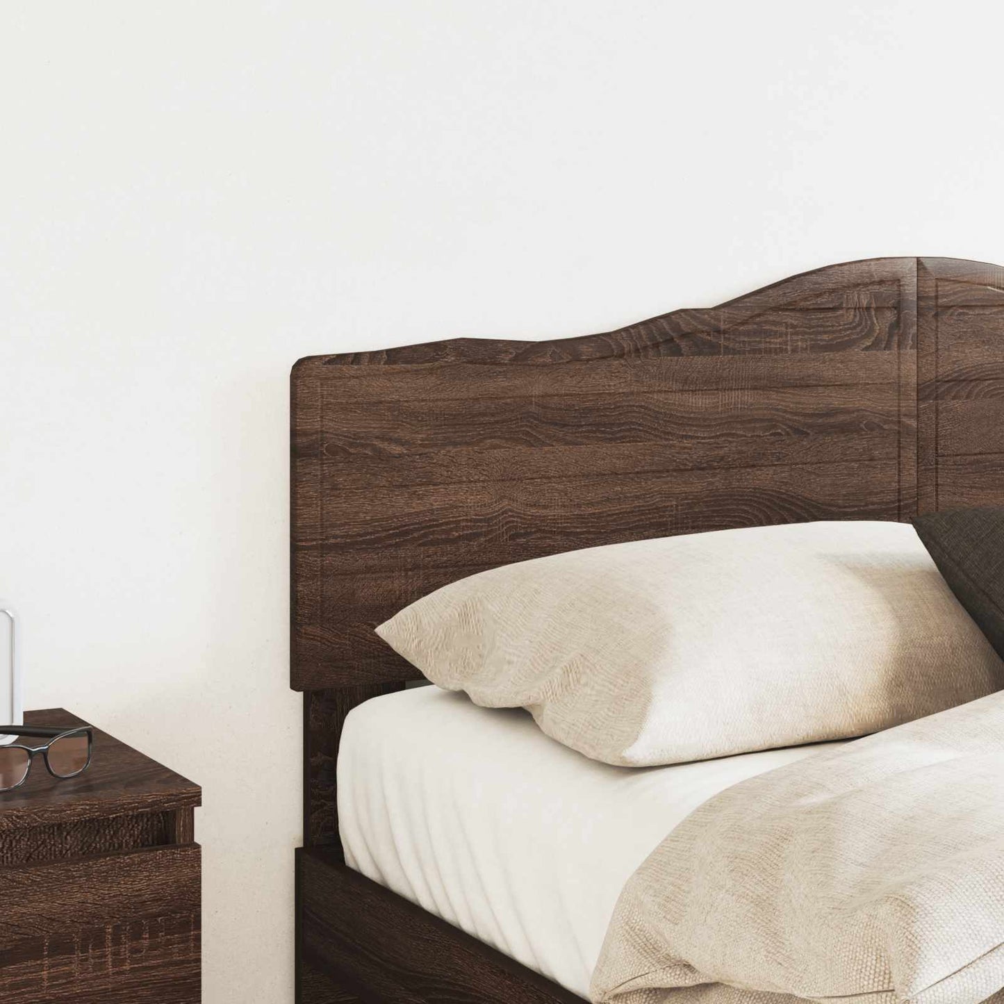 vidaXL Kopfteil Braun Eichen-Optik 140 cm Holzwerkstoff