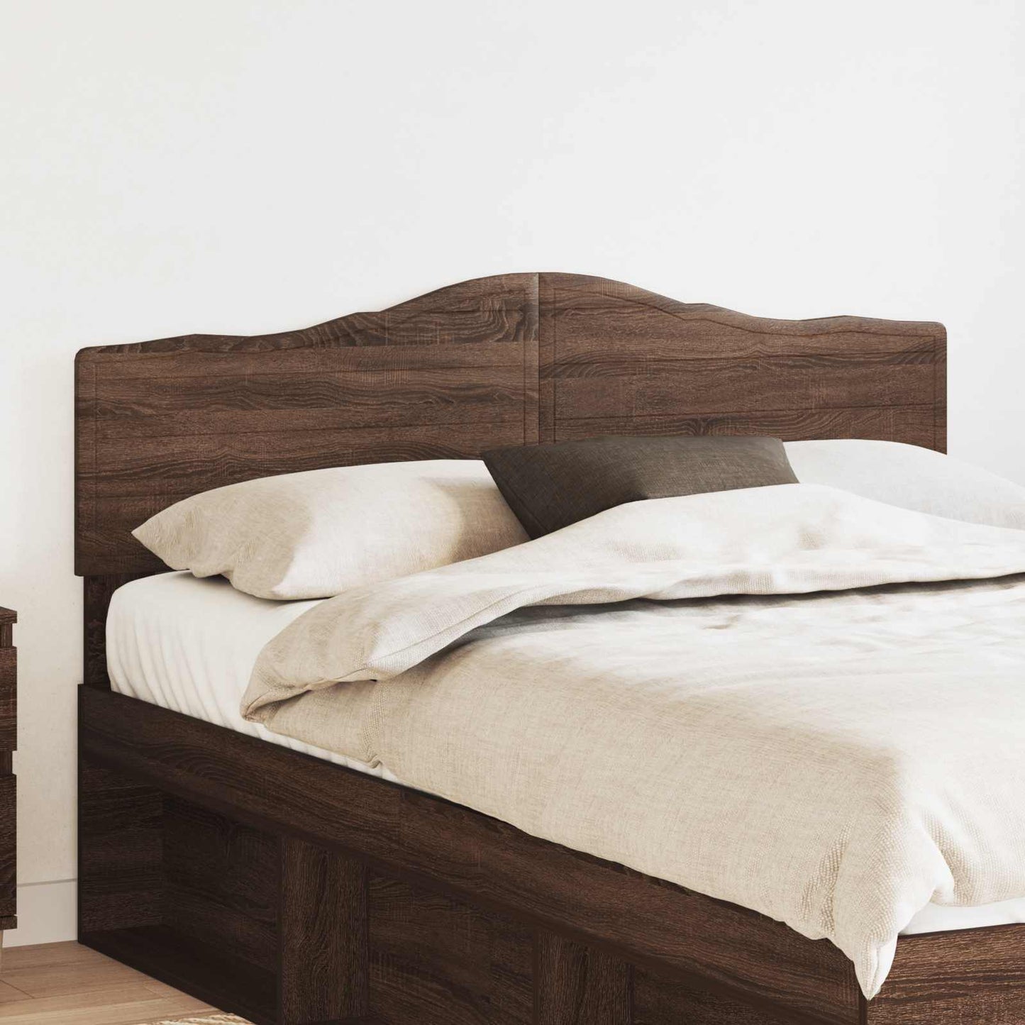 vidaXL Kopfteil Braun Eichen-Optik 140 cm Holzwerkstoff