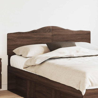 vidaXL Kopfteil Braun Eichen-Optik 140 cm Holzwerkstoff