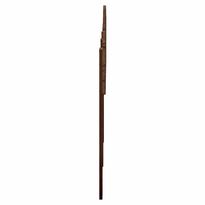 vidaXL Kopfteil Braun Eichen-Optik 140 cm Holzwerkstoff