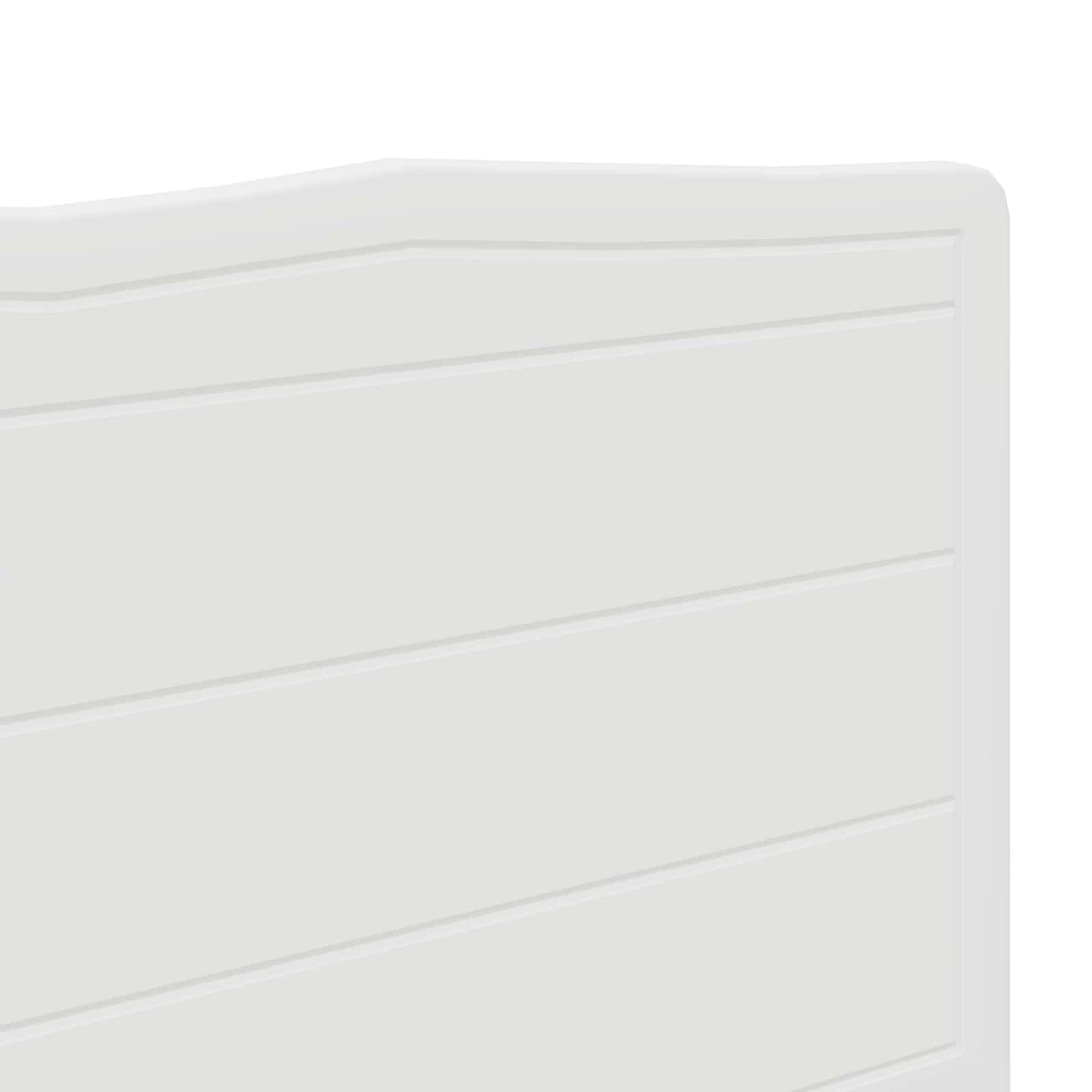 Kopfteil Glänzend Weiß 135 cm Holzwerkstoff