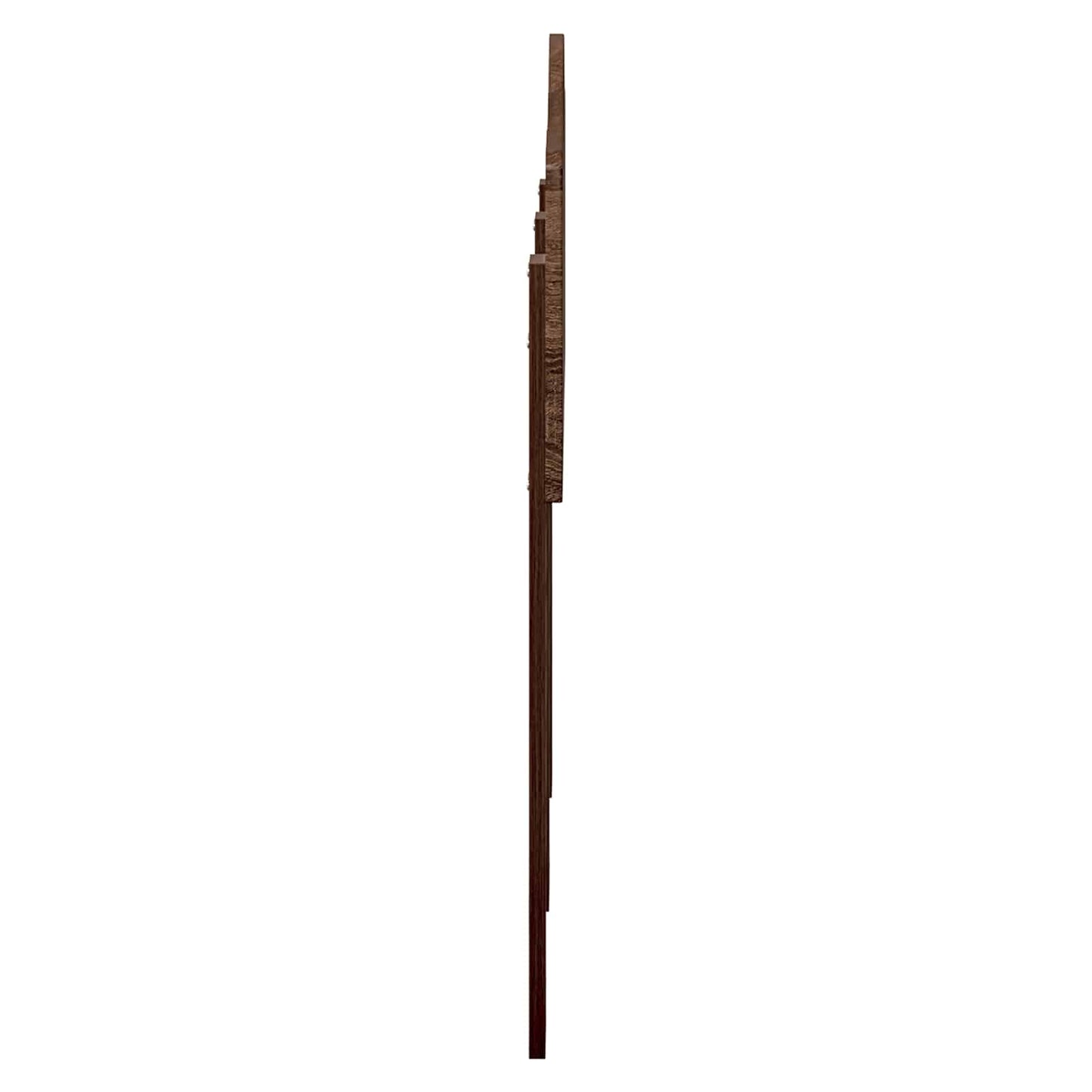vidaXL Kopfteil Braun Eichen-Optik 135 cm Holzwerkstoff