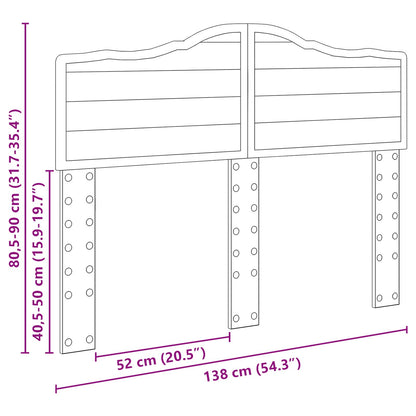 vidaXL Kopfteil Altholz 135 cm Holzwerkstoff
