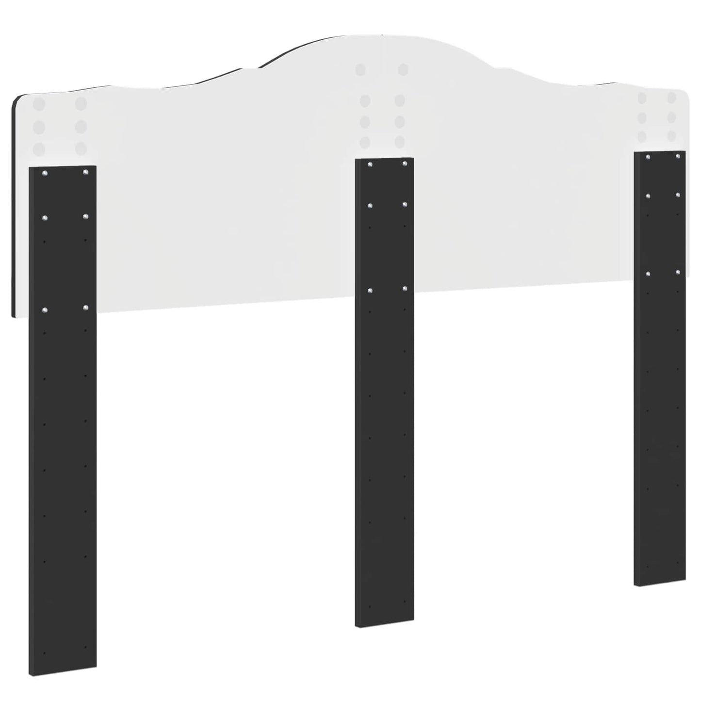vidaXL Kopfteil Schwarz Eichen-Optik 120 cm Holzwerkstoff