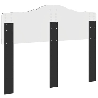 vidaXL Kopfteil Schwarz Eichen-Optik 120 cm Holzwerkstoff