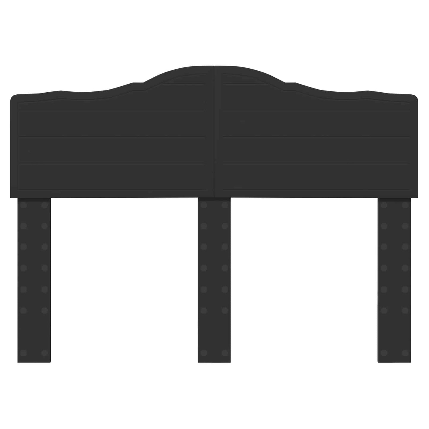 vidaXL Kopfteil Schwarz Eichen-Optik 120 cm Holzwerkstoff