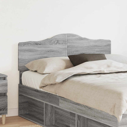 vidaXL Kopfteil Graues Sonoma 120 cm Holzwerkstoff
