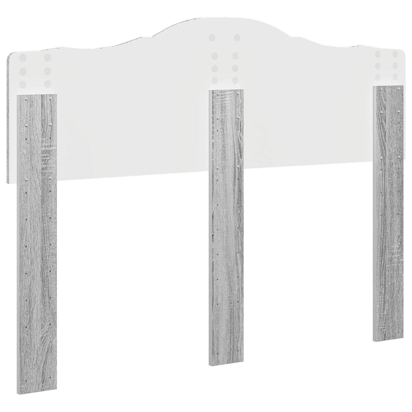 vidaXL Kopfteil Graues Sonoma 120 cm Holzwerkstoff