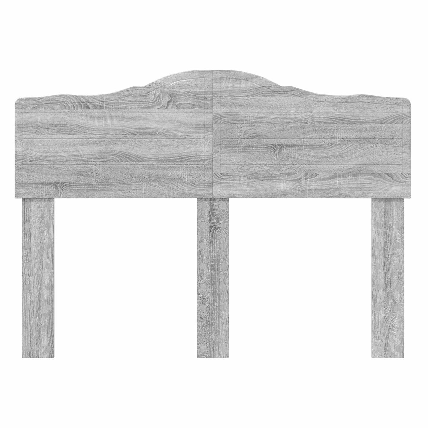 vidaXL Kopfteil Graues Sonoma 120 cm Holzwerkstoff