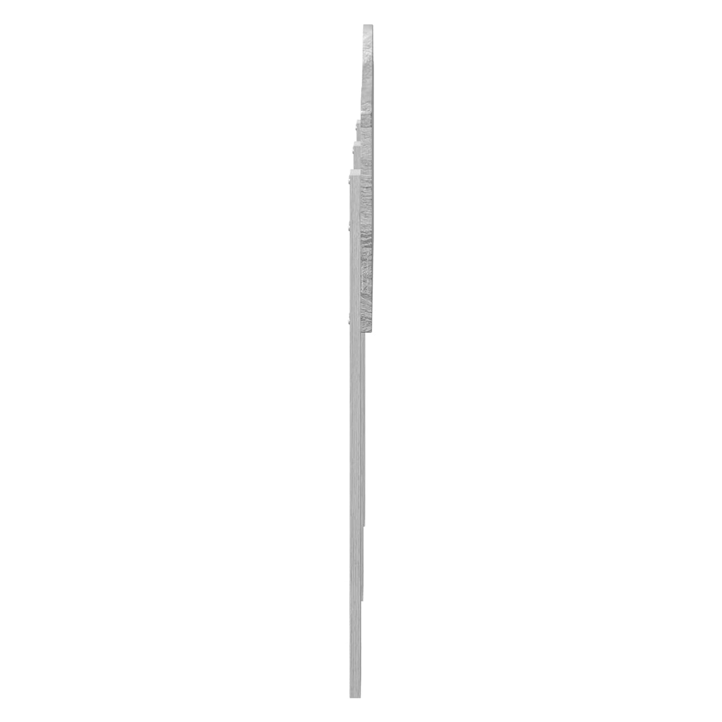vidaXL Kopfteil Graues Sonoma 120 cm Holzwerkstoff