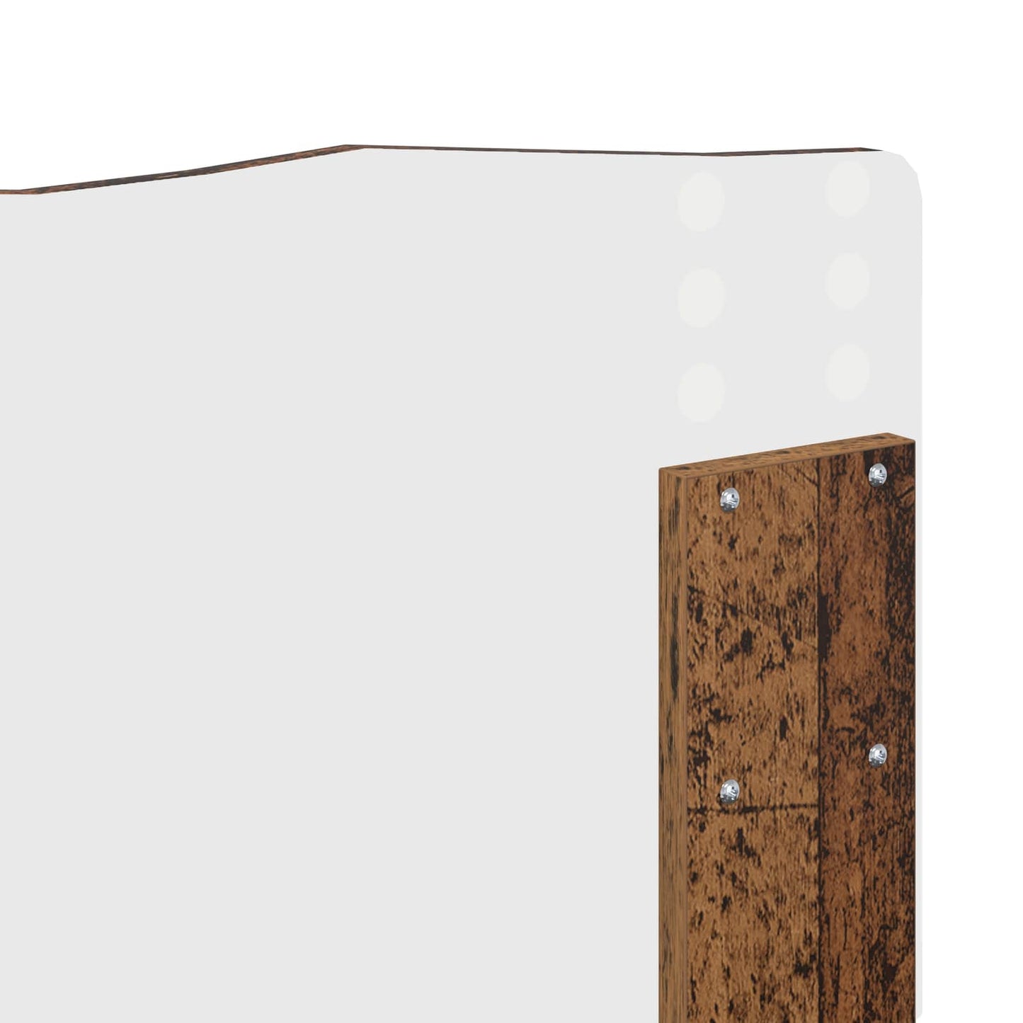 vidaXL Kopfteil Altholz 120 cm Holzwerkstoff