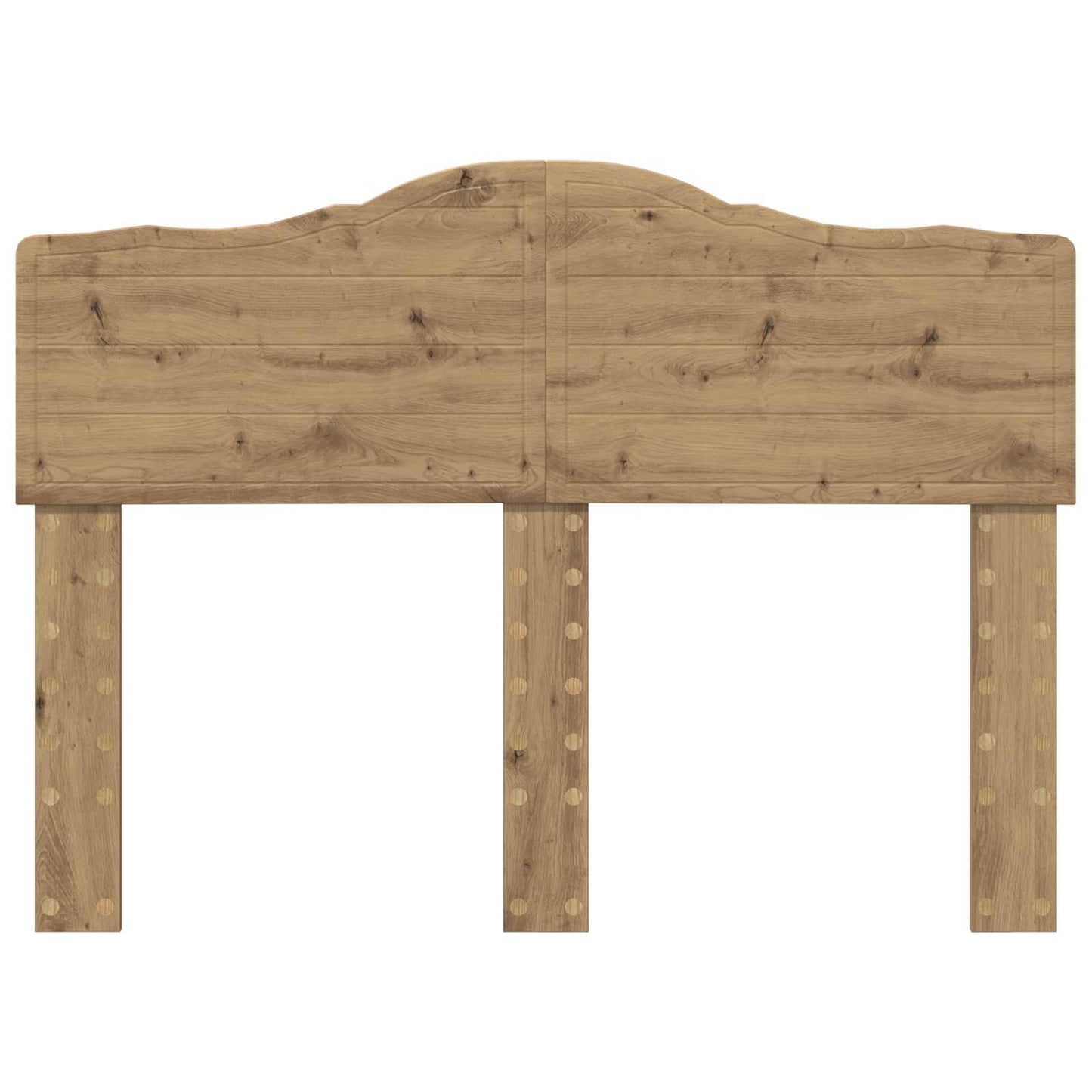 vidaXL Kopfteil Artisan-Eiche 120 cm Holzwerkstoff