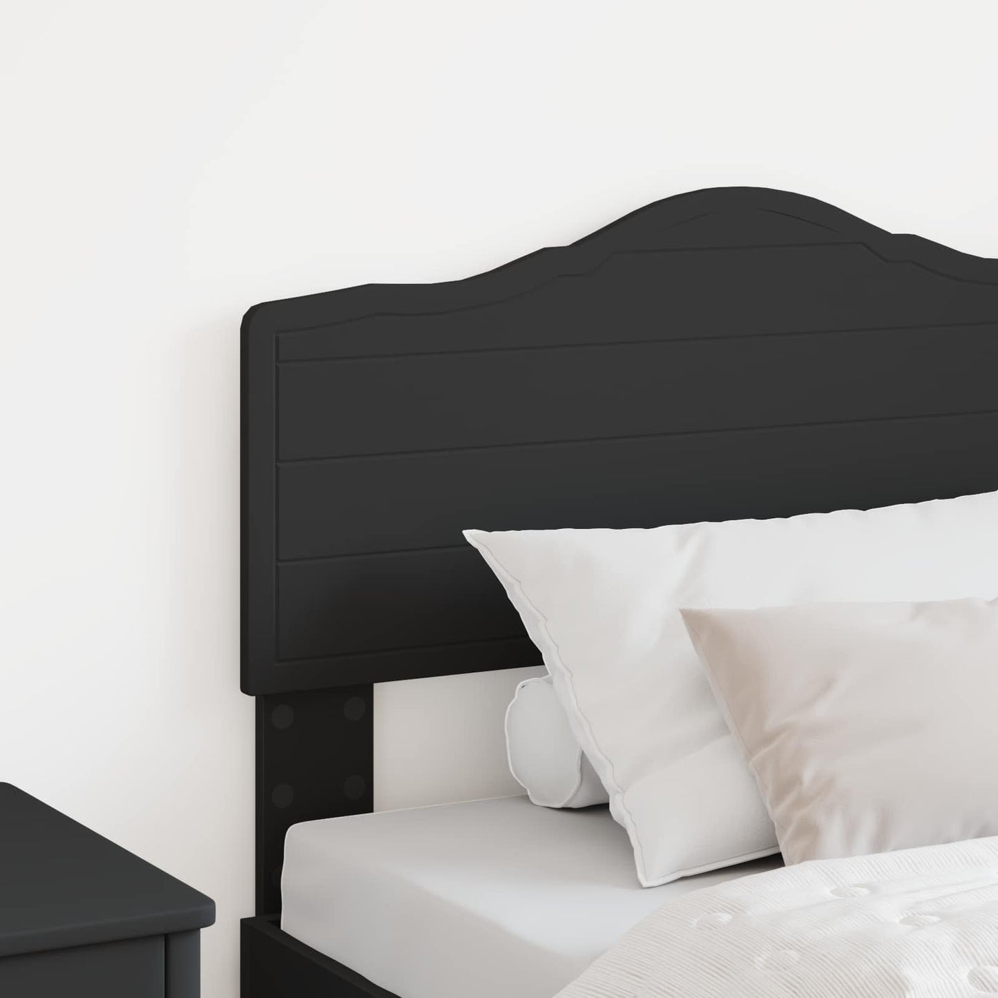 vidaXL Kopfteil Schwarz Eichen-Optik 100 cm Holzwerkstoff