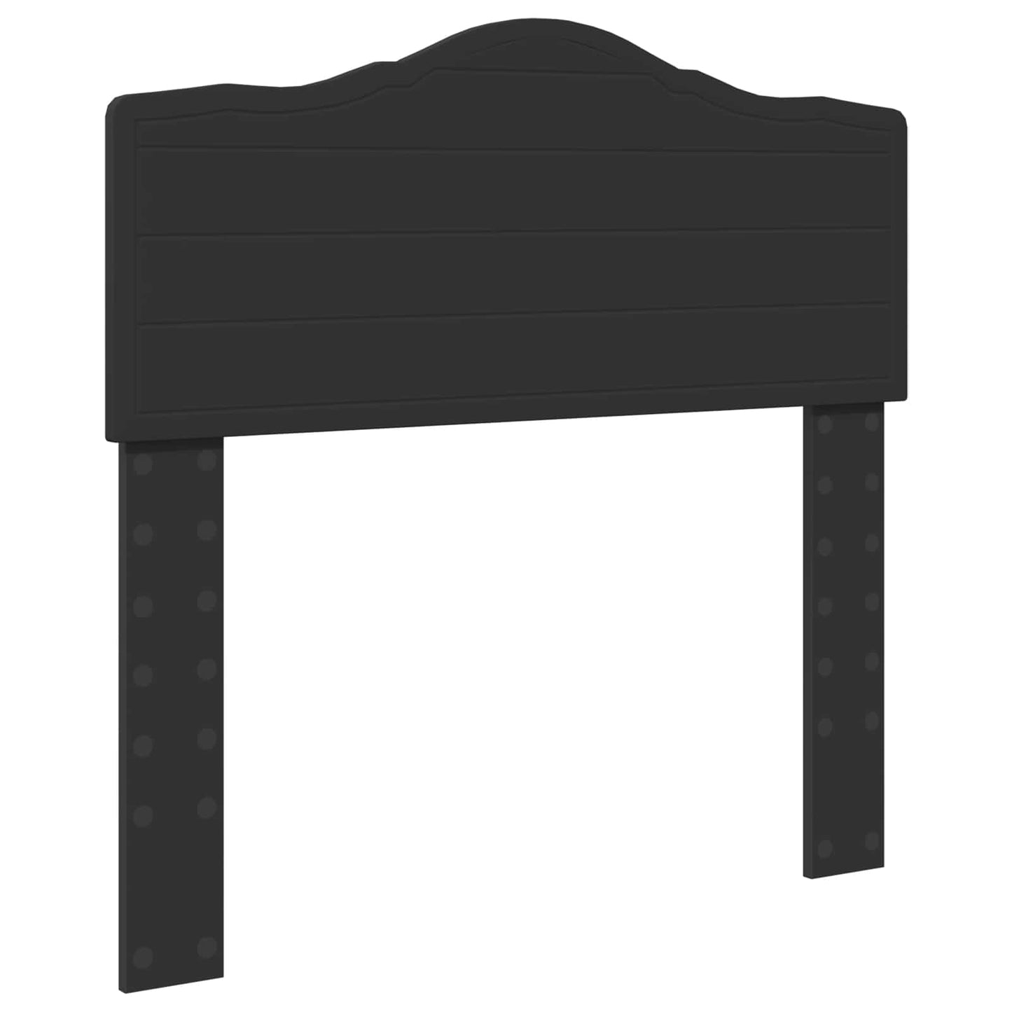 vidaXL Kopfteil Schwarz Eichen-Optik 100 cm Holzwerkstoff