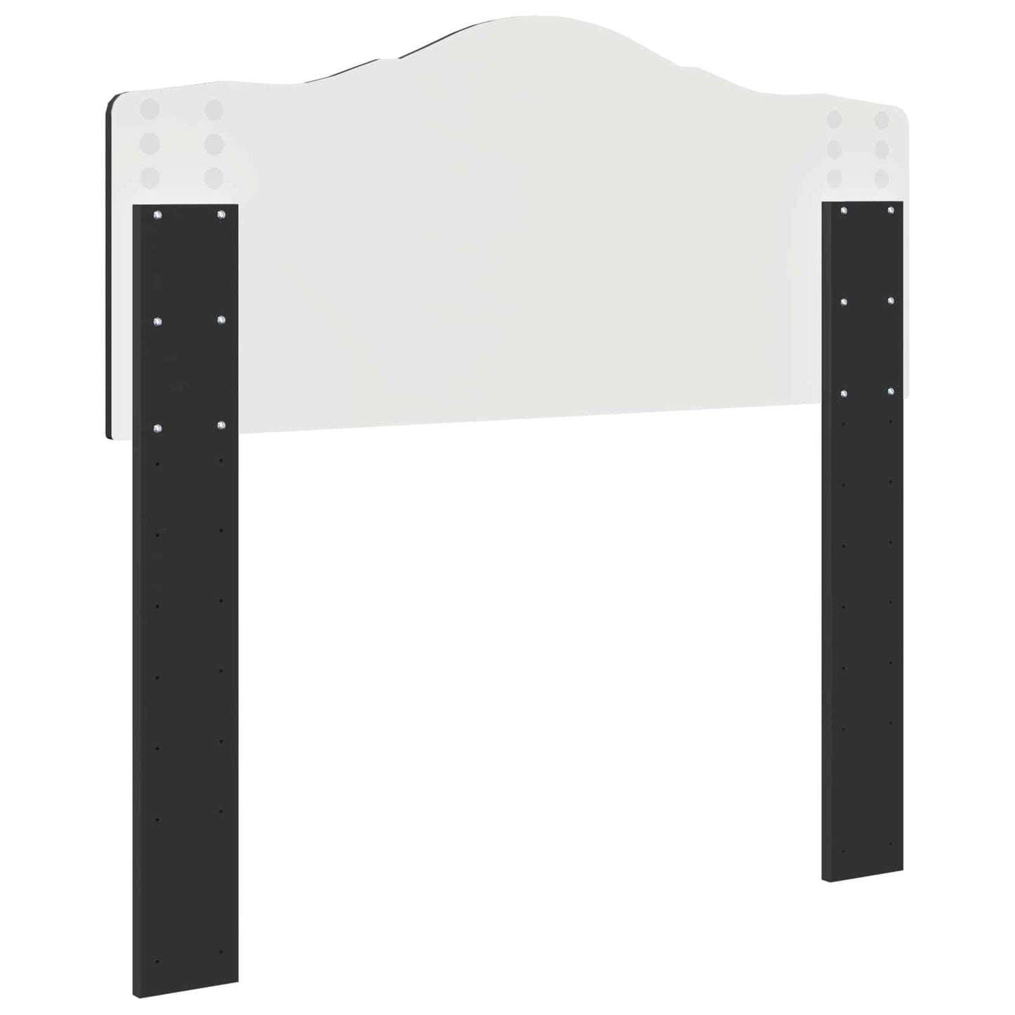 vidaXL Kopfteil Schwarz Eichen-Optik 100 cm Holzwerkstoff
