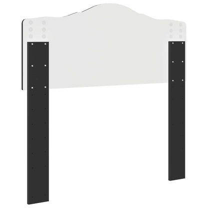 vidaXL Kopfteil Schwarz Eichen-Optik 100 cm Holzwerkstoff