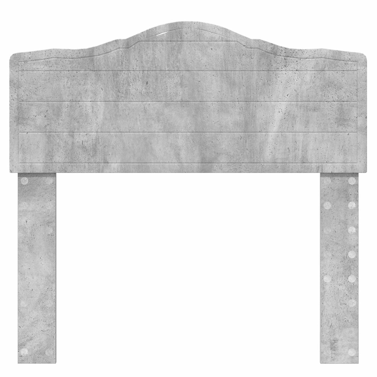 Kopfteil Beton Grau 100 cm Holzwerkstoff