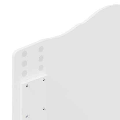 Kopfteil Glänzend Weiß 100 cm Holzwerkstoff