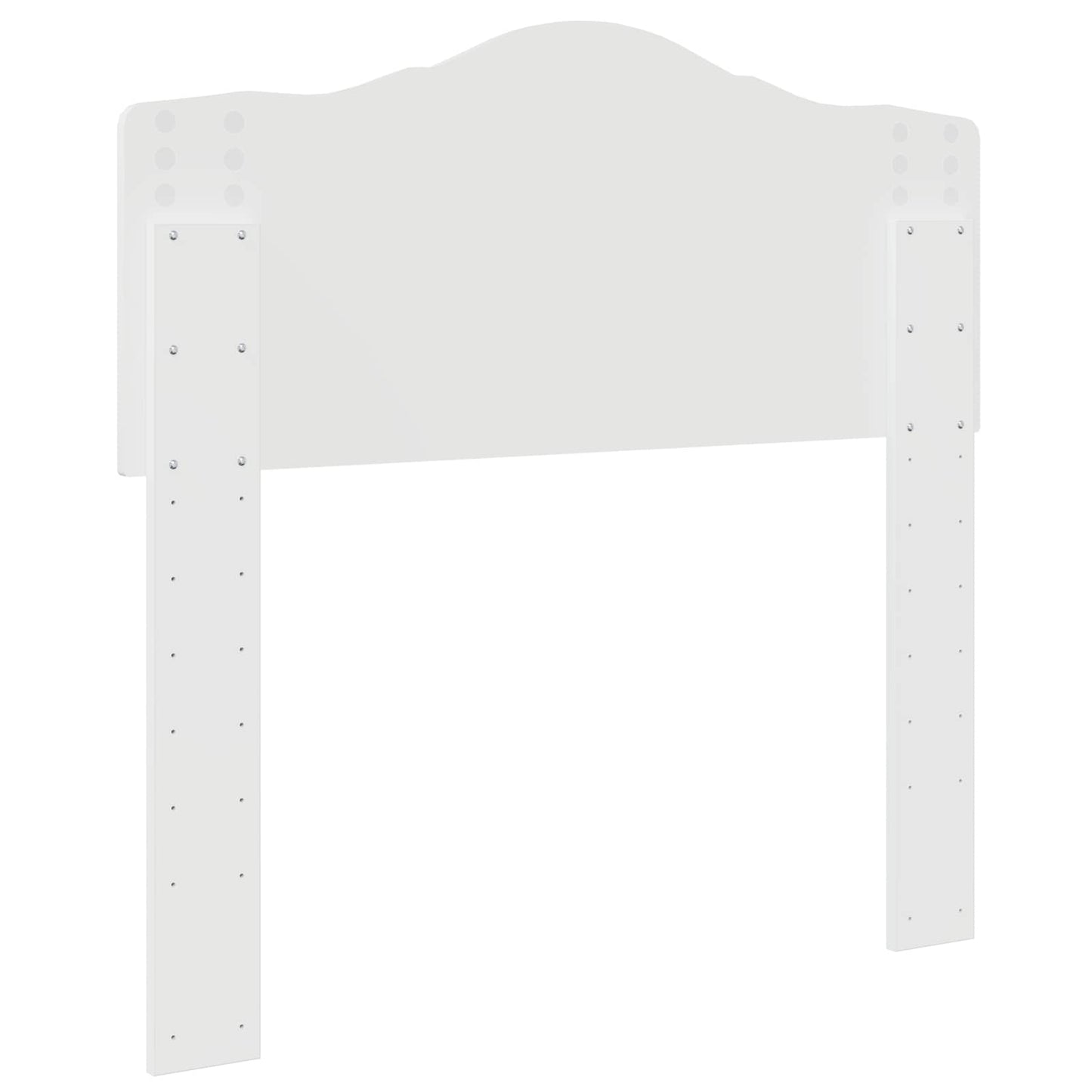 vidaXL Tête de lit Blanc 90 cm Bois d'ingénierie
