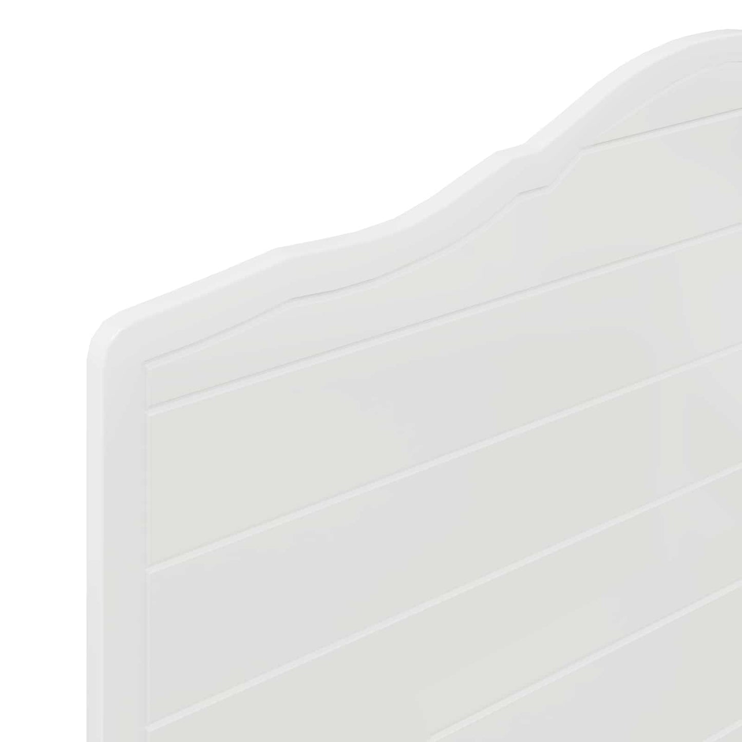 Kopfteil Glänzend Weiß 90 cm Holzwerkstoff