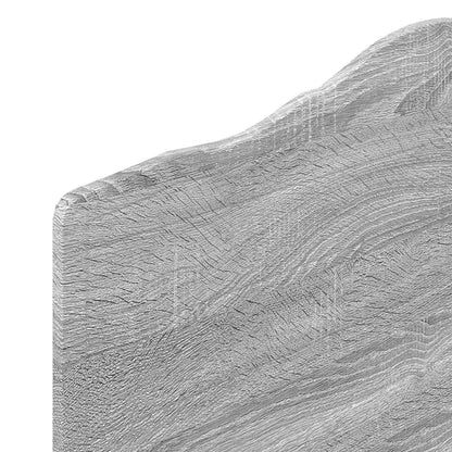 Kopfteil Graues Sonoma 90 cm Holzwerkstoff