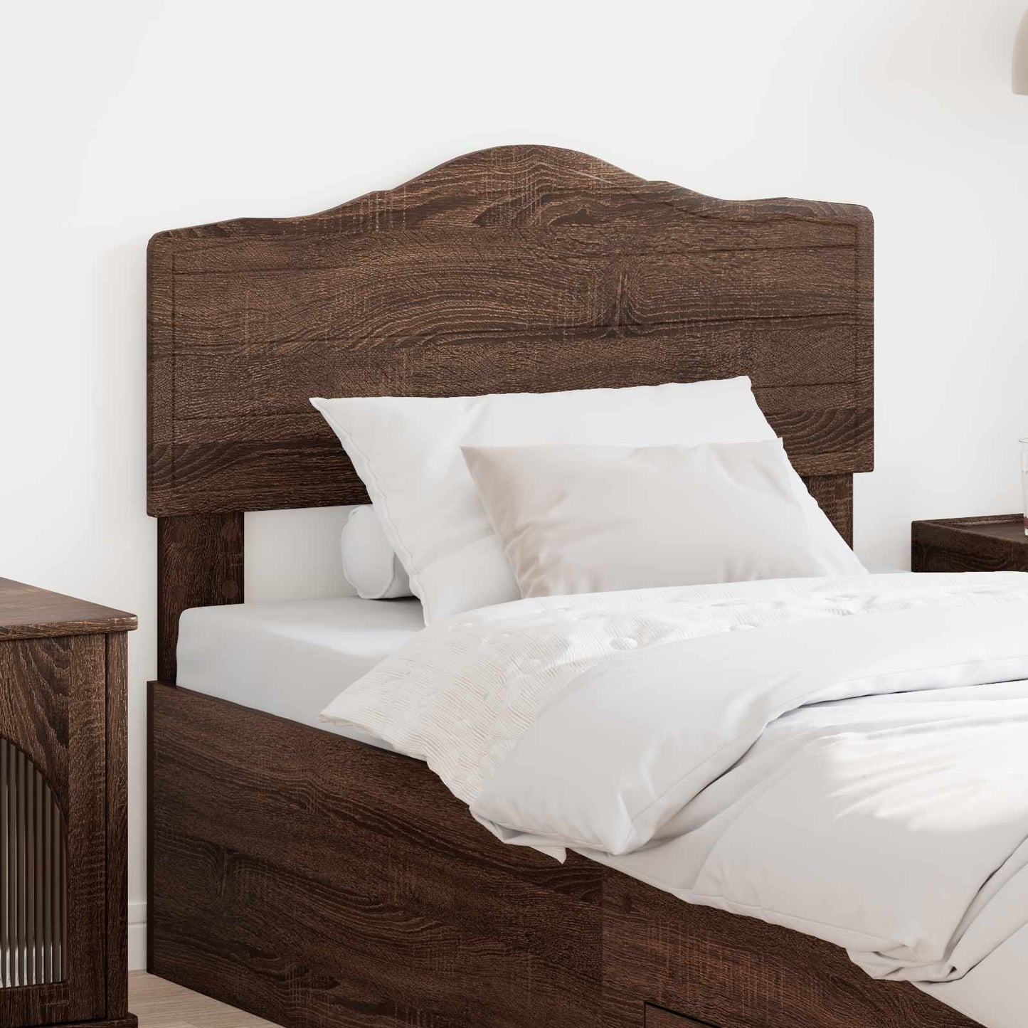 vidaXL Tête de lit aspect chêne marron 90 cm bois d'ingénierie