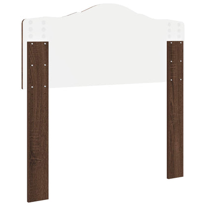 vidaXL Tête de lit aspect chêne marron 90 cm bois d'ingénierie