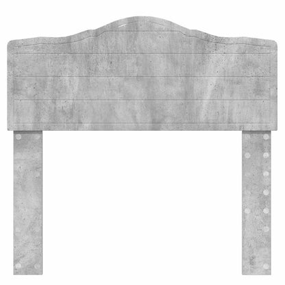 Kopfteil Beton Grau 80 cm Holzwerkstoff