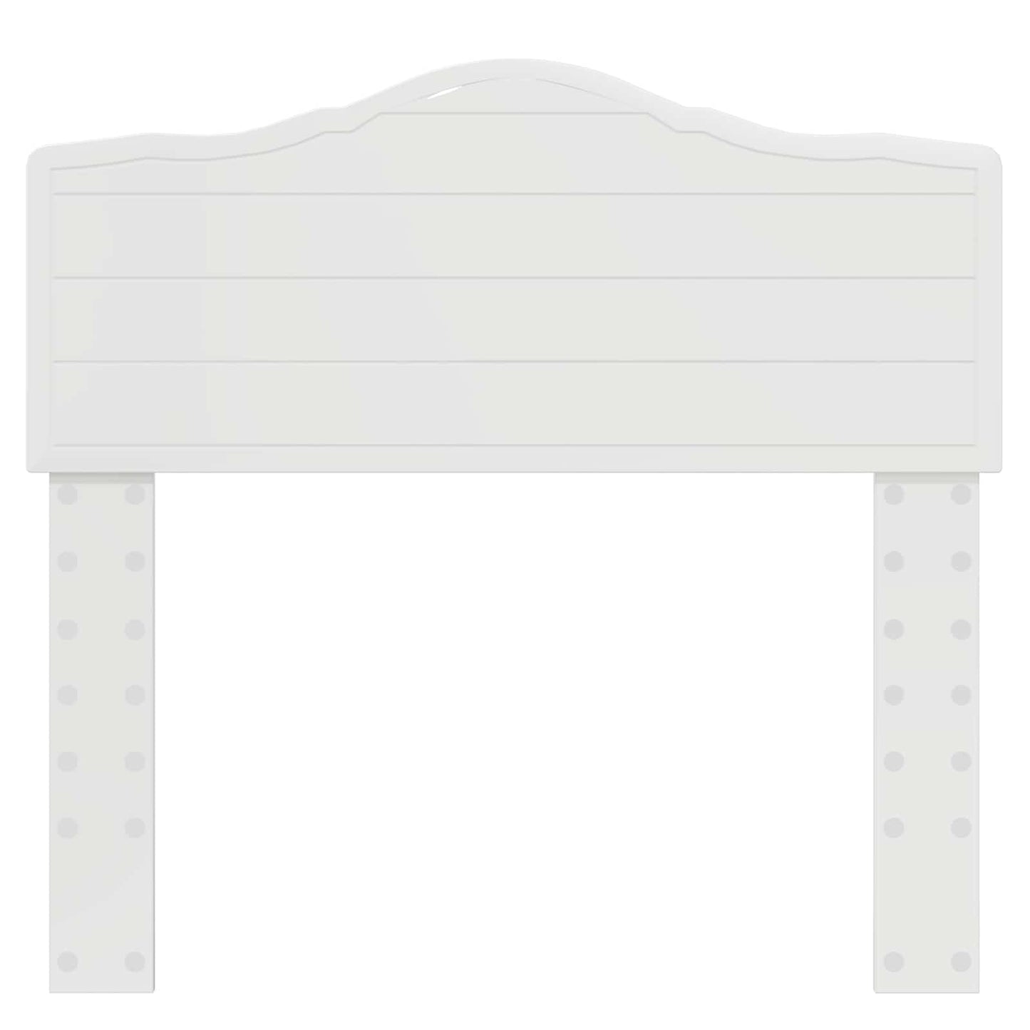vidaXL Tête de lit Blanc brillant 80 cm Bois d'ingénierie