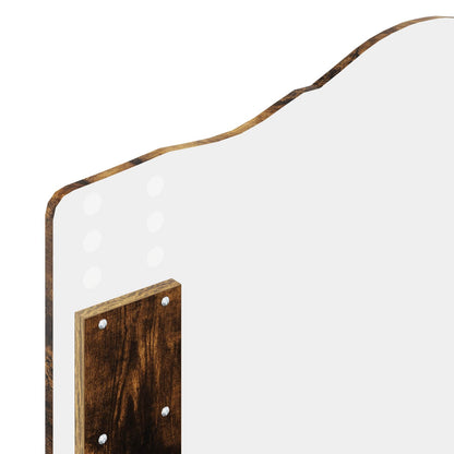 vidaXL Kopfteil Geräucherte Eiche 80 cm Holzwerkstoff